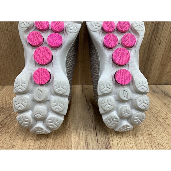 Skechers Go Walk 3 Shoes Women's Size 8.5 Stone beige Slip On Flats GoGo Mat - Picture 14 of 16